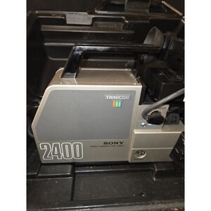 Sony HVC 2400 Trinicon Color‎ Video Camera w/ case RARE VINTAGE